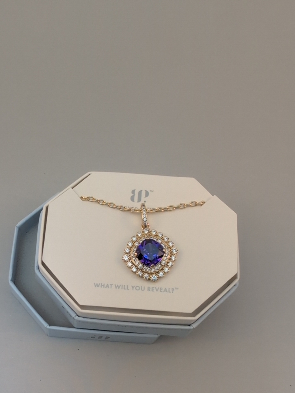 Bomb Party Original Necklace. Where Dreams Go. (NK94147) Purple Topaz.
